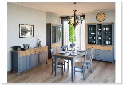 Мебель для гостиной Сканди серый из сосны